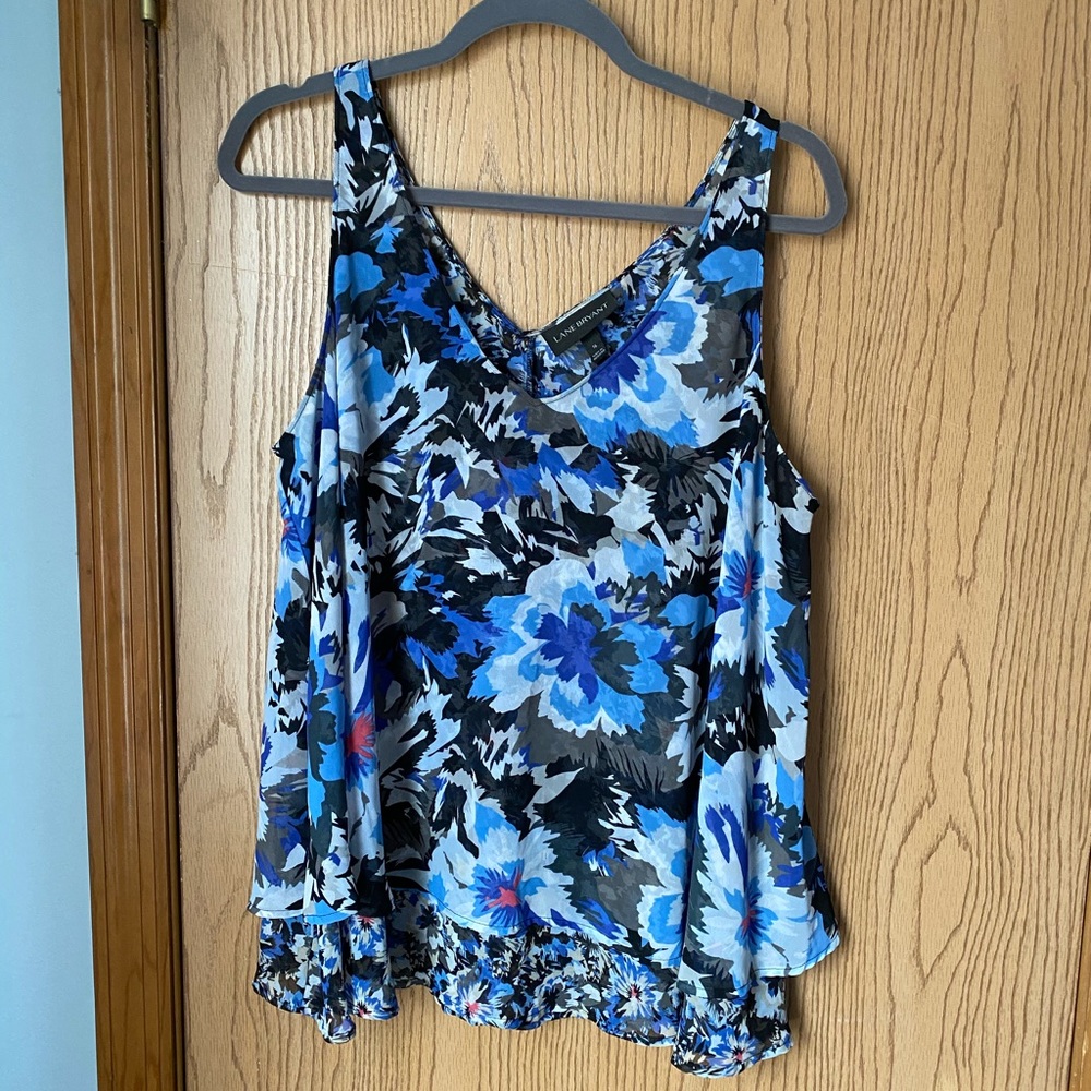 Lane Bryant Floral Shirt